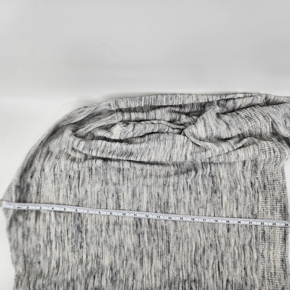 Sonoma Women's Plus Size 1X Slub Knit Gray Space Dye Cardigan Sweater Layer Fall - Picture 4 of 12